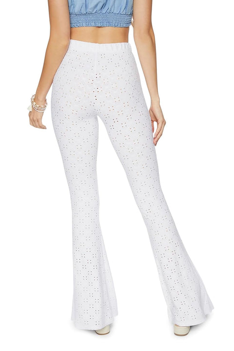 Forever 21 Women's White Knitted Pant | Forever 21 In Lebanon