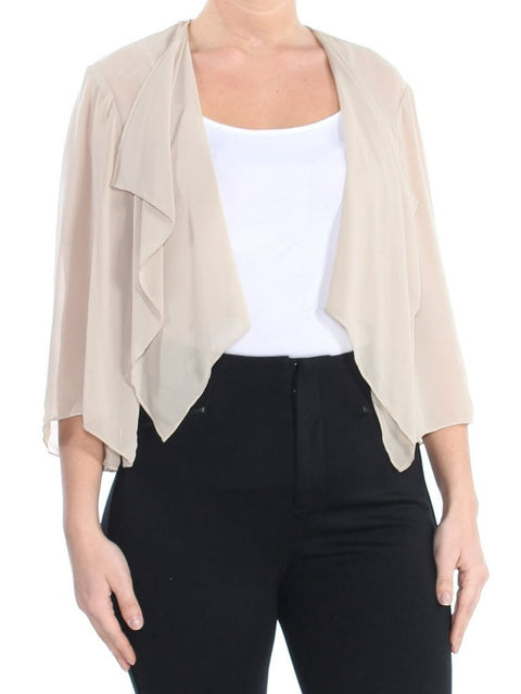 Alex Evenings Women's Beige Chiffon Cover Up | Alex Evenings In Lebanon