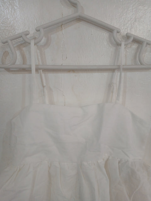 Art Class Girl's White Strappy Babydoll Bubble Dress|Art Class In Lebanon