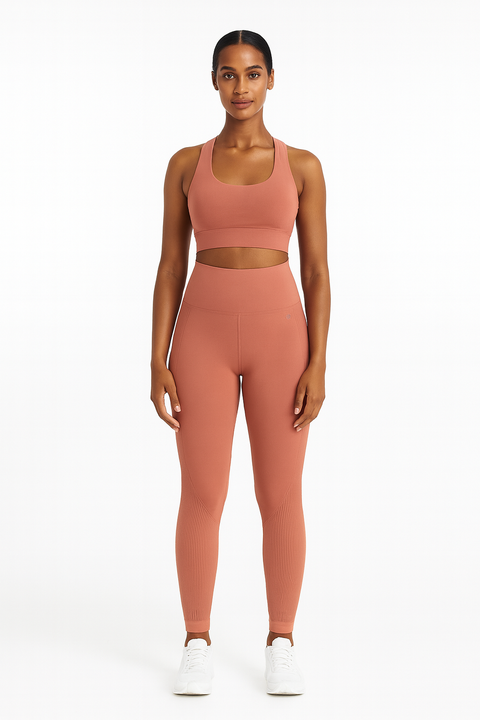 Forever 21 Women's Dusty Rose High Rise Legging | Forever 21 In Lebanon