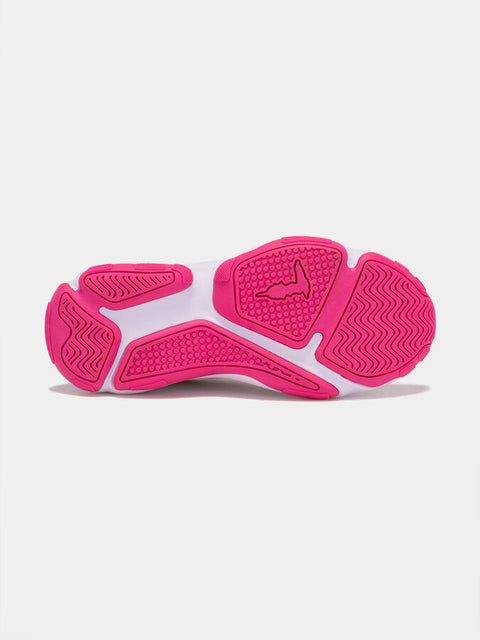 Trussardi Women's White & Pink Abelia POP MIX Sneakers| Trussardi In Lebanon