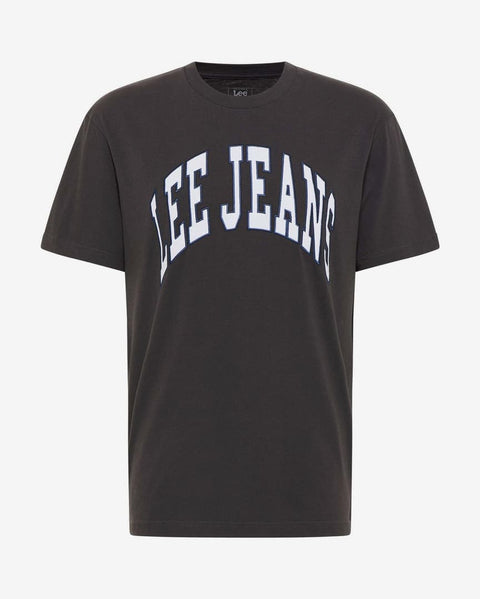 Lee Men's Washed Black Varsity T-Shirt | Lee In Lebanon