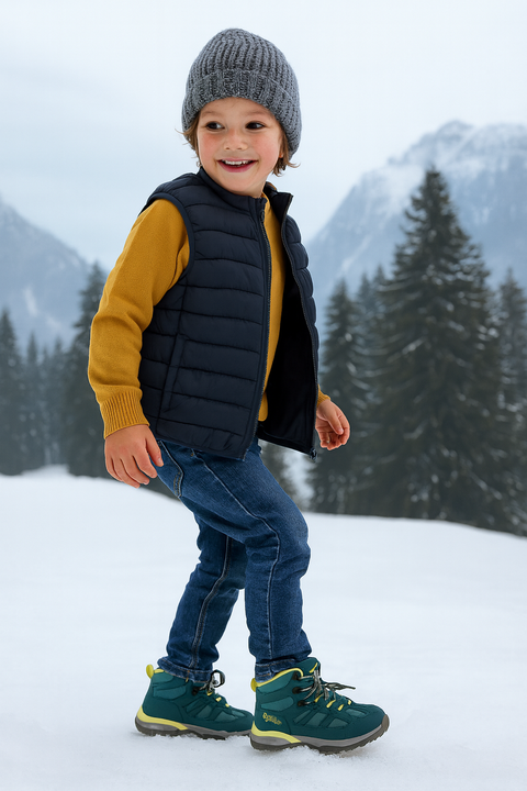 Jack Wolfskin Boy's Green Cross Trail Texapore Mid K Sneakers |Jack Wolfskin in Lebanon