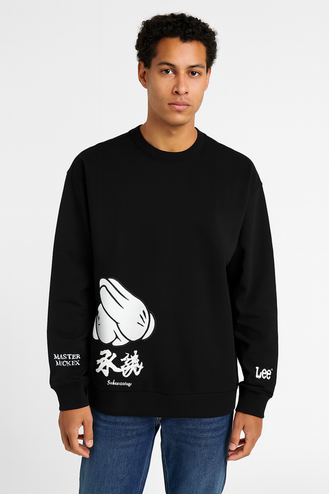 Lee Men's Black Disney Mickey Mouse Sweatshirt | Lee In Lebanon