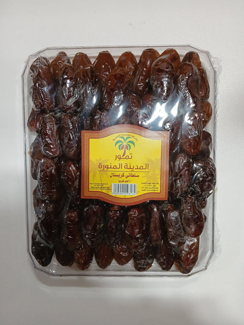 Madina Almunawarah Soltany Crystal Dates 1kg| Madina Almunawarah In Lebanon