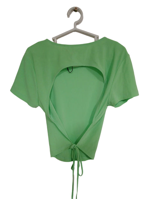 Pull&Bear Women's Lime Green T-Shirt | Pull&Bear In Lebanon
