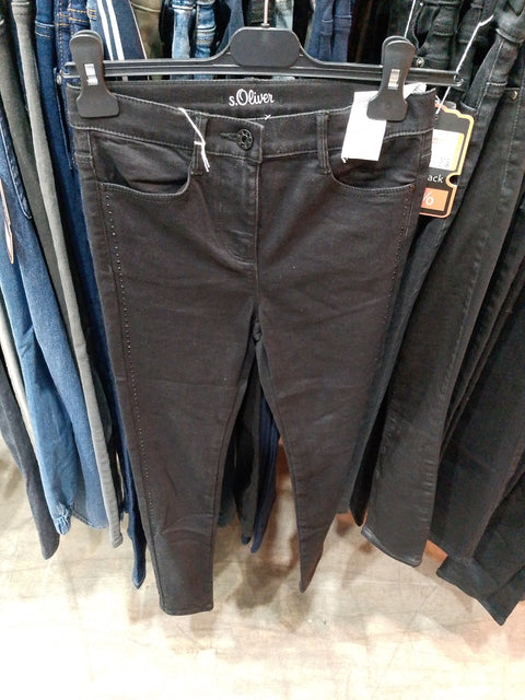 S.Oliver Girl's Black Slim Jeans |S.Oliver in Lebanon