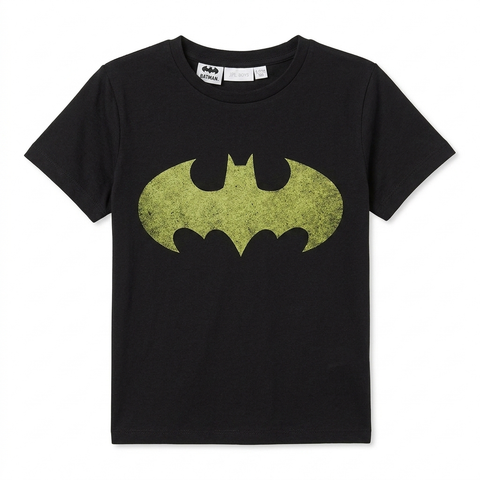 Batman Boy's Black Batman Chest Logo T-Shirt|Batman In Lebanon