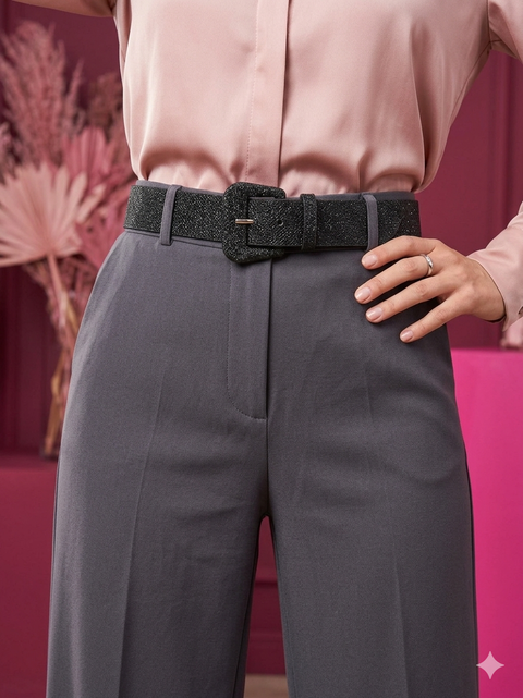 Sinsay Women's Black Sparkling Belt | Sinsay In Lebanon