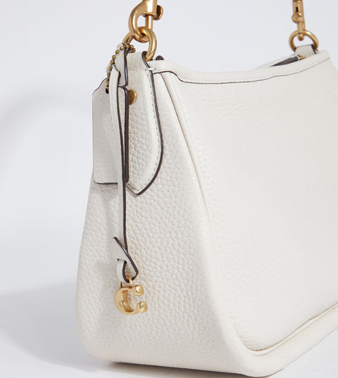 Coach Women's Off White Pebble Leather Shoulder Bag | Coach In Lebanon