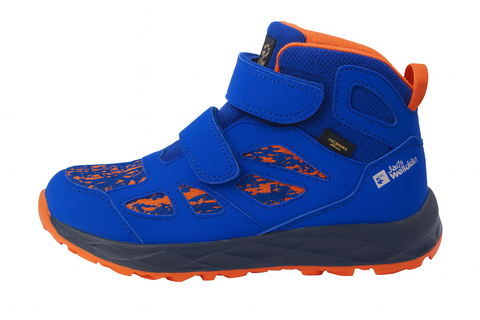 Jack Wolfskin Boy's Blue Woodland 2 Texapore Mid VC K Sneakers |Jack Wolfskin in Lebanon