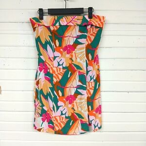 Forever 21 Women's Multicolor Floral Strapless Mini Dress | Forever 21 In Lebanon