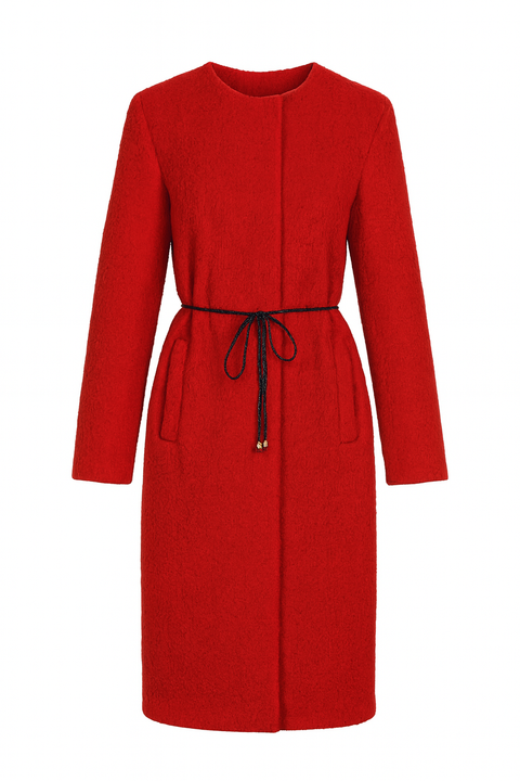 Judith Women's Red Long-Sleeve Coat |Judith  in Lebanon