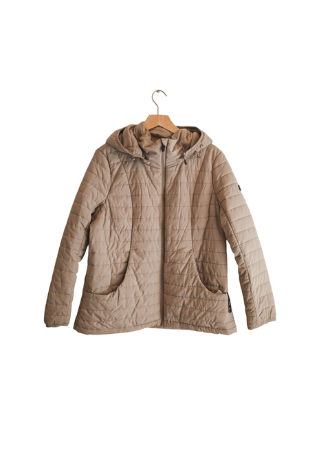 Calvin Klein Performance Women's Khaki Quilted Puffer Jacket  | Calvin Klein In Lebanon
