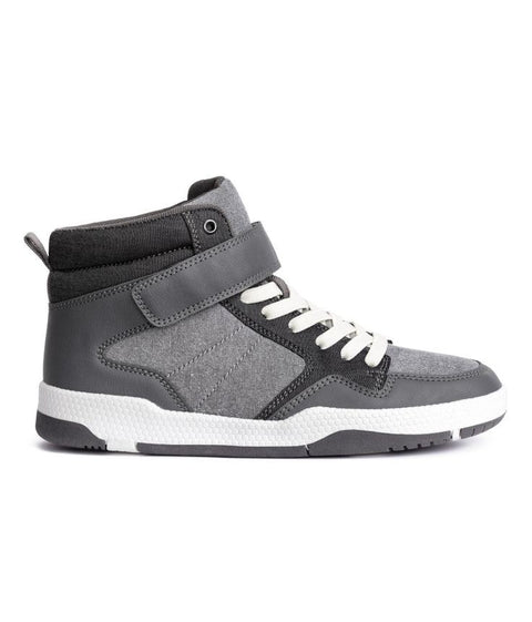 H & M Boy's Dark Grey Ankled Sneakers | H & M In Lebanon