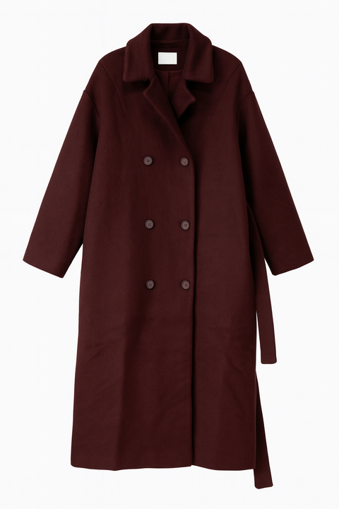 Leger Women's Decadent Chocolate Long-Sleeve Coat |Leger in Lebanon