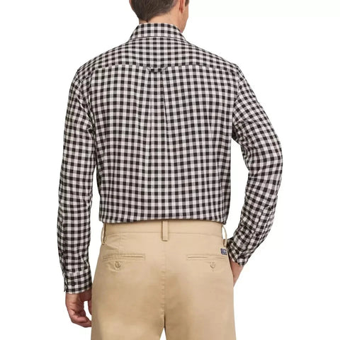 Lands End Men's Multicolor Checkered Long Sleeve Shirt | Lands End In Lebanon