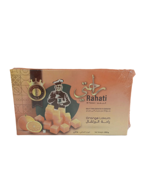 Al Yaman Rahati Orange Lokum 350g | Al Yaman In Lebanon