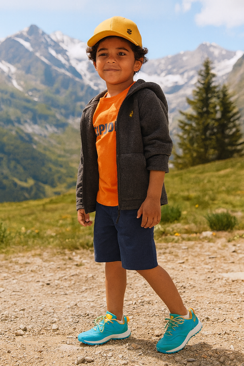 Jack Wolfskin Boy's Blue Woodland Texapore Low K Sneakers |Jack Wolfskin in Lebanon