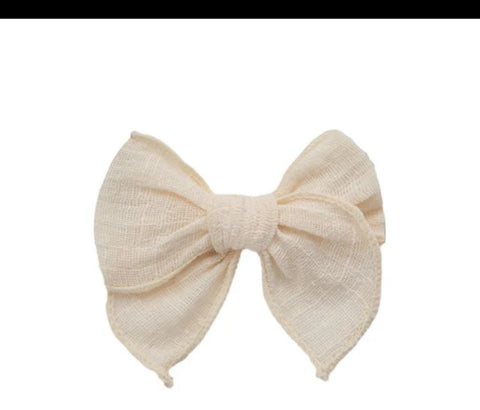 Colorful Cotton and Linen Bow Hair Clip Wholesale Embroidery Floral Baby Hairpins for Girls Baby Hair Accessories Customized