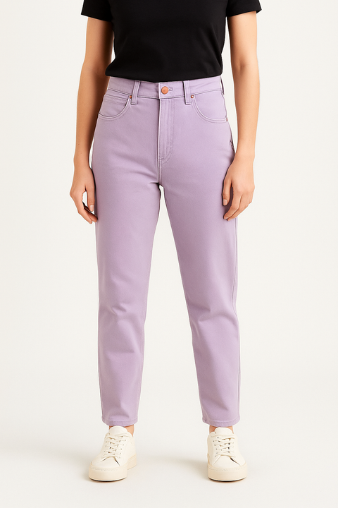 Wrangler Women's Lilac Mom Jeans | Wrangler In Lebanon