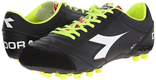 Diadora Men's Black & White Football Sneakers | Diadora In Lebanon