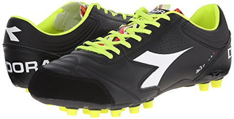 Diadora Men's Black & White Football Sneakers | Diadora In Lebanon
