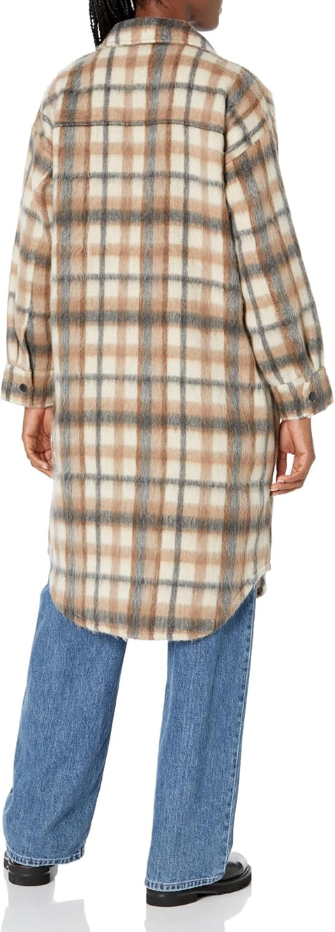 Steve Madden Women's Multicolor Checekred Chloe Shirt Coat | Steve Madden In Lebanon