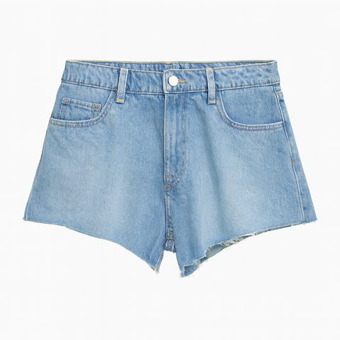 Forever 21 Women's Light Blue Denim Short | Forever 21 In Lebanon