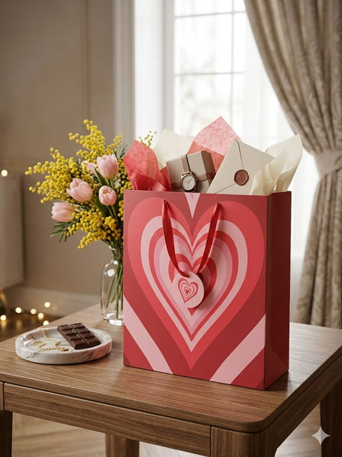 Sinsay Red Heart Gift Bags | Sinsay In Lebanon