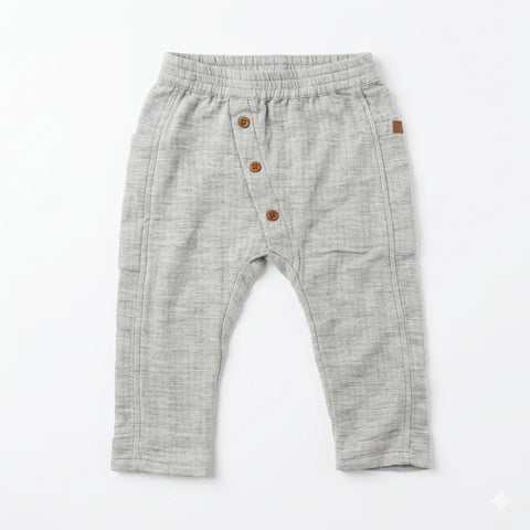 Zara Baby Boy's Gray Textured Knit Trouser|Zara In Lebanon