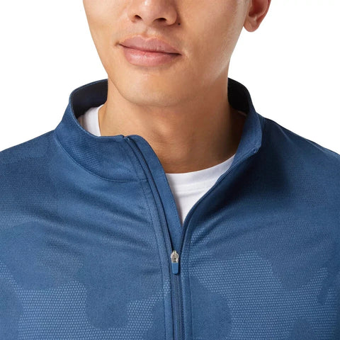 Kirkland Signature Men’s Navy Blue Performance 1/4 Zip Long Sleeve Blouse |Kirkland Signature In Lebanon