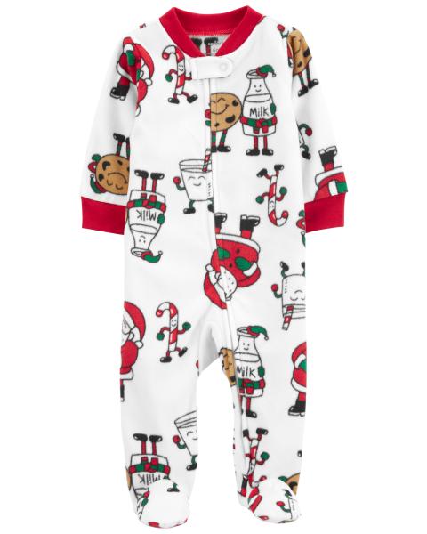 Carter's Baby Printed Milk & Cookies Santa Sleep Overall  | Carter's In Lebanon