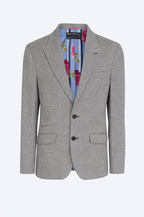 Asos Design Men's Grey Blazer ANF391 (SHR)