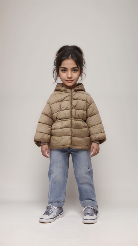 S.Oliver Girl's Brown Puffer Jacket| S.Oliver in Lebanon
