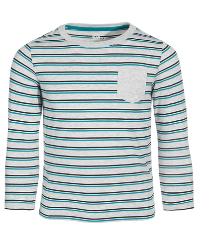 Epic Threads Boy's Multicolor Stripe Slate Long-Sleeve Blouse | Epic Threads In Lebanon