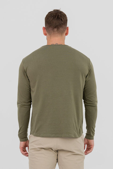 Alternative Men's Khaki Green Long Sleeve Blouse | Alternative In Lebanon