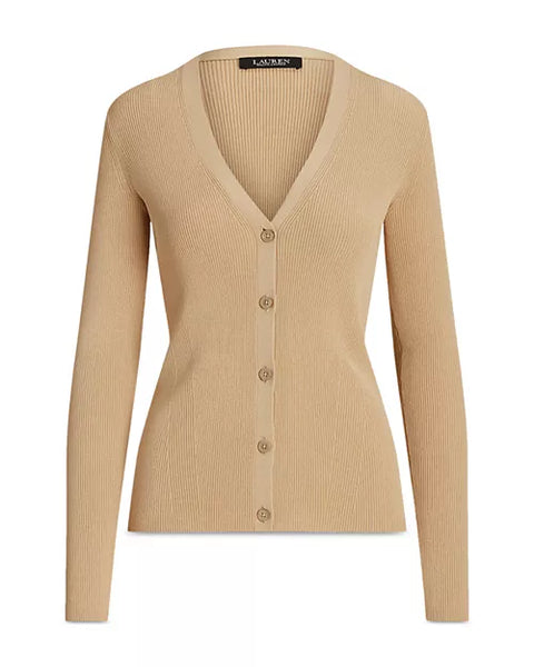 Lauren Ralph Lauren Women's Beige Long Sleeve Cardigan |Lauren Ralph Lauren In Lebanon