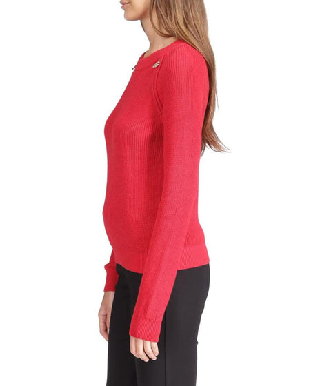 Michael Kors Women's Red Long-Sleeve Blouse | Michael Kors In Lebanon