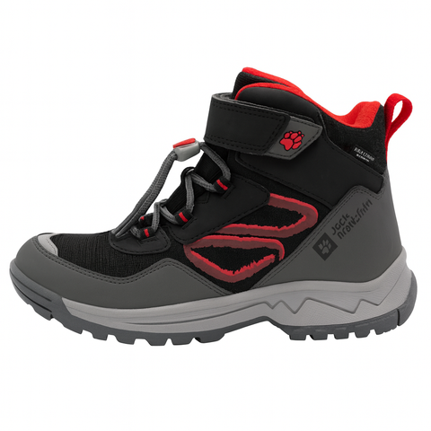 Jack Wolfskin Boy's Black Sunset Hike Texapore Mid K Boots |Jack Wolfskin in Lebanon