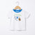 First Impression Baby Boy's White Dog Printed T-Shirt