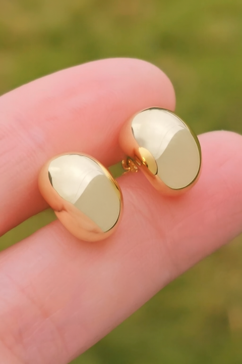 Aqua Essence Women's Gold Drop Style Earrings | Aqua Essence In Lebanon