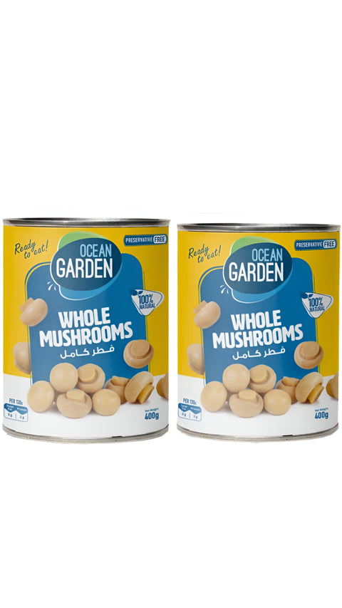 Ocean Garden Whole Mushroom 400g*2 (Special Offer) | Ocean Garden In Lebanon