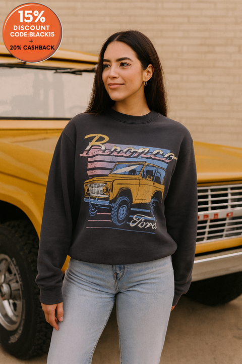 Grayson Threads, The Label Women's Ford Bronco Graphic Sweatshirt  |Grayson Threads, The Label In Lebanon