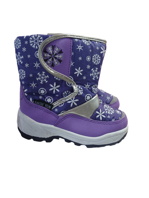 Snow Fun Girl's Lilac Snow Ankled Boots | Snow Fun In Lebanon