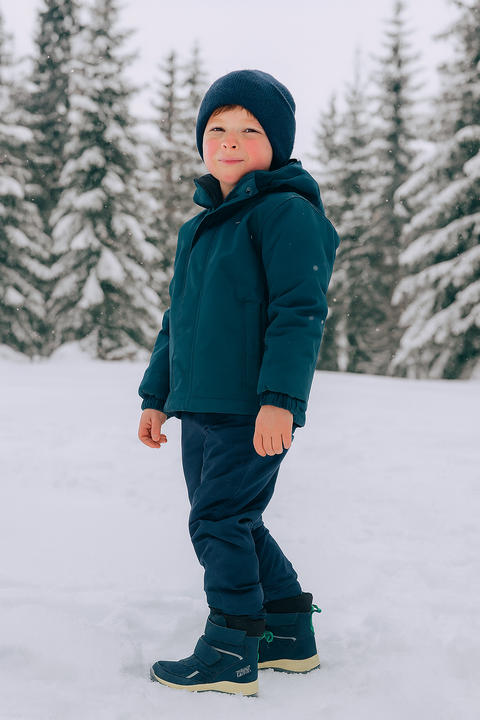 Jack Wolfskin Boy's Navy Woodland WT Texapore High VC K Boots |Jack Wolfskin in Lebanon