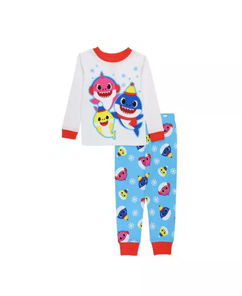 Pinkfong Boy's Multicolor Baby Shark 2-PC Cotton Pajama Set | Pinkfong In Lebanon
