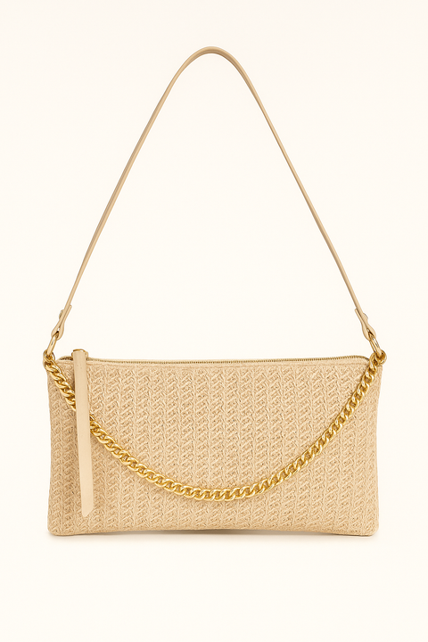 Forever 21 Women's Beige/Gold Crossbody Bag |Forever 21 in Lebanon