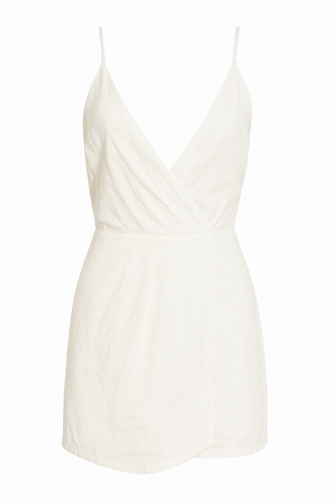 Forever 21 Women's White Sleeveless Woven Dress | Forever 21 In Lebanon