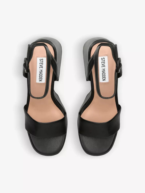 Steve Madden Women's Black Synthetic Paysin Sandal | Steve Madden In Lebanon